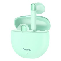 첫드림 Baseus 베이스어스 TWS 미니 작은 귀길 적용 리얼 무선 블루투스 이어폰 W2 블랙/화이트/그린/핑크, 그린