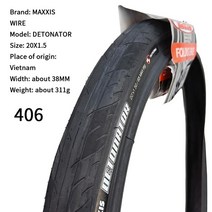 MAXXIS DETONATOR 700C 도로 자전거 700 x 23C 700x25C 700x28C 와이어 타이어 비드 20x1.5 26x1.5 BMX 451 406 clincher, [05] DETONATOR 20X1.50, [01] 와이어