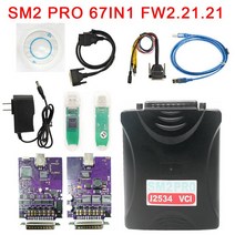 전기 테스터기 SM2 Pro J2534 VCI ECU 프로그래머 읽기 및 쓰기 지원 체크섬 핀아웃 다이어그램 67 IN 1 업데이트 버전 플래시 벤치 OBD, [05] Full Set