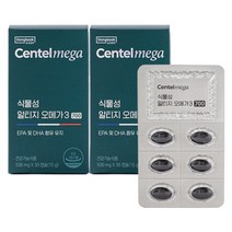 동국제약 센텔메가 식물성 알티지 병풀 오메가3 15g, 30정, 2개