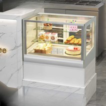 카페쇼케이스 케익 카페냉장고 제과 디저트 유리, 아치형 가로 1800mm 높이1320mm