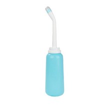 휴대용비데 캠핑용 비데 500ml Portable Bidet Spray Handheld Travel For Pregnant Women Cleansing Water, 01 Blue-