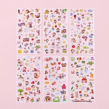 다이어리레시피 행복한 집 해피 라이프 투명 판스 팬시 스티커, S179 : 행복한집