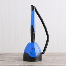 분실방지 접착식 줄달린 볼펜 /3p 테이블펜 잘써지는펜 데스크펜