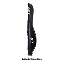 바다낚시 보조 DAIWA 130cm 낚시 가방 125cm 낚싯대 가방 방수 채비 가방, 냄비 배꼽 - 블랙