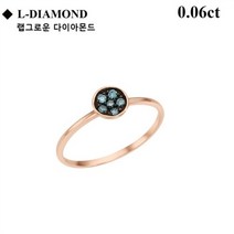 LLOYD NC08 블루 L-DIA 코인 18k Gold 반지 LRF21186D
