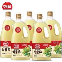 해표 콩기름 식용유 1.8L, 5개