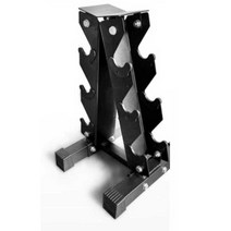 덤벨거치대 가정용 바벨 선반 받침대 덤벨랙, A자형 덤벨 랙 3쌍 소형