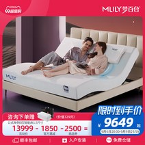 가정용 전동침대 리클라이너 병원 침대 Menglily 지능형 전기 다기능 하이 엔드 리프트 가능 마스터 침실 더블 현대 단순 M3 Pro 소프트 매트리스, [01] 클래식 모델 [서스펜더형 침대 프레임 + 스마, [01] 1500mm*2000mm