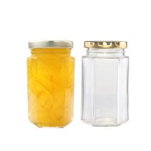 [유리병] 육각250 1개 250ml, 은색마개