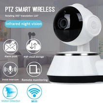 [LF] 1080P 미니와이파이 IP카메라 실내 무선보안 가정용 폐쇄회로 CCTV 자동추적 나이트뷰, 3.6mm
