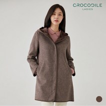 [크로커다일레이디] 밍크본딩잔체크캐주얼코트_CL0WCT203