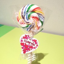 SGN 회오리 롤리팝 막대사탕 25g x 10개 화이트데이 어린이집 유치원 선물