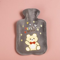 새로운 플러시 pvc 뜨거운 물 가방 학생 만화 방폭 따뜻한 손 뜨거운 물 병 숙녀 휴대용 단열 도구, 중간 f