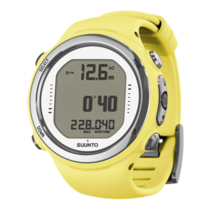 스킨스쿠버 스쿠버 다이빙 스노클 용 USB 다이브 컴퓨터가 있는 Suunto D4i 노보 컴퓨터, [02] Yellow