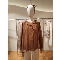 써스데이아일랜드 레이스 핀턱 블록 블라우스 T226MBL140W(2061470)