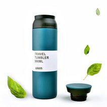안새는 에스프레소 미숫가루 텀블러 마개 소량제작 다이소텀블러 B17, 350ml, 블루