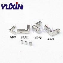 앵글브라켓 T슬롯 L 모양 90 도 3030 알루미늄 프로파일 액세서리 내부 코너 커넥터 브래킷 M6 나사 포함 5, 01 5Pcs