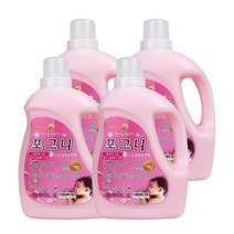 크로바 섬유유연제 포그니 후리지아향, 3L x 4, 1개