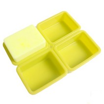 [허니솝] 실리콘몰드 - 다구몰드 모음 (비누DIY재료 화장품만들기재료), M86  4구 직사각 몰드