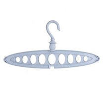Delidge 1PC 9 홀 매직 미끄럼 방지 회전 옷걸이 의류 랙 옷 걸이 홈 옷장 옷장 보관 옷걸이, 하나, 파란
