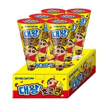 짱구 대왕 초코콘 과자 30g 6개입 아이들 간식, 1팩, 180g