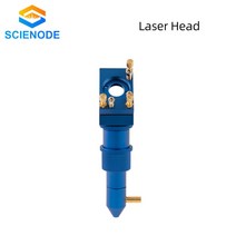 이산화탄소 k 시리즈 co2 laser head set with lens 1st 2nd 레이저 조각 절단기, 레이저 헤드 블루, d18 fl50.8