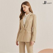 JJ지고트 슬림핏 테일러드 벨티드 재킷 GLAA0JK13