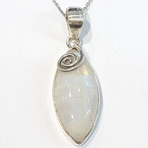 블루케이 [블루케이] 문스톤 원석 펜던트 221107-03 6월탄생석