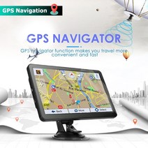 차량용 후방카메라 거치형 네비게이션 7 인치 용량 화면 gps 단위 장비 탐색 시스템 음성 탐색 자동차 오토바이 gps 탐색 음성 안내, 캐나다