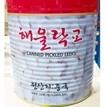 업소용 수입산 락교 3kg 식당용 대용량 일본식 절임 반찬 락교 3키로 통조림