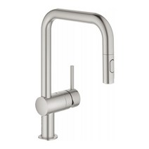 그로헤 민타 D자형 무광 슈퍼스틸 32322DC2 싱크대 주방 수전 GROHE Minta 독일무료배송