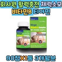 회사원 활력충전 비타민B VITAMINB 체력소모 피로회복 건강한 식습관 B군 캐나다 산 비타민 B1 B2 B6 B12 티아민 나이아신 여성 임산부 시니어 단백질 탄수화물 대사 비