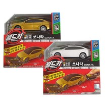 미미월드(월드컵)2019 월드카 파워키 쏘나타 화이트 옐로우, 단품/월드카파워키쏘나타_옐로우