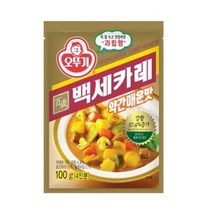 오뚜기 백세 카레 약간매운맛, 60g, 27개