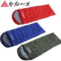 포근하고 가벼운 이불형 침낭 700g 3가지색 간편캠핑 캠핑용품 _ 23021601EA, 쿠팡도윤 판매이력 하계침낭그린