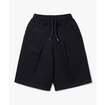 XERO Deep One Tuck Sweat Shorts [Black]