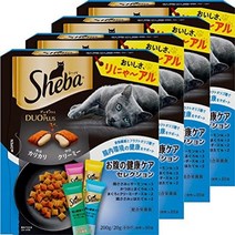 일본현지직배송 시바 듀오 플러스 캣 푸드 배 건강 케어 셀렉션 성 고양이용 사), 200g×4