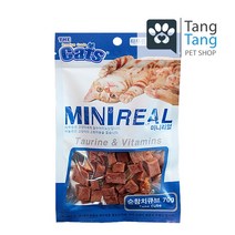 더캣츠 미니리얼 70g 고양이 큐브간식 져키 스낵, 1개, 순참치큐브