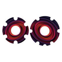 전동킥보드악세서리 튜닝 부품 2 개/대 전기 스쿠터 앞바퀴 스티커 PVC 모터 보호 커버 쉘 킥 액세서리 샤오미 M365/1s/pro2, [04] 4