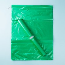 비닐봉투 대봉 48X64 녹색 100장 마트 평판(약20L)