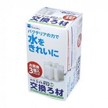 수이사쿠 단지 여과기 리필 필터 M 3p, 1개