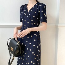 C.ONLIE SHOP플라워 반팔 랩 원피스 Y133 원피스 하객룩 하객원피스