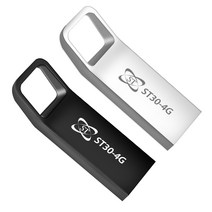에스티원테크 ST30 USB 메모리 4GB 메탈, 블랙