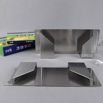 스텐 위생 장갑 케이스 50매용 AA 벽걸이 디스펜서, 크린장갑(위생장갑)200매(+6800원)