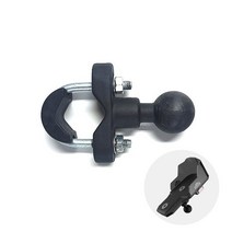 맥핏 휴대폰 자석 거치대 부속품 / 오토바이 자전거 바이크 비충전형 충전형 구성품, 맥핏_유볼마운트(커넥터)