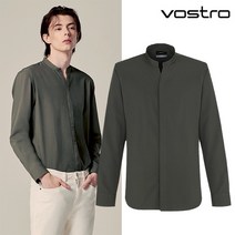 보스트로 보스트로 루즈핏 차이나 실키셔츠-M1DL1511