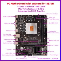 i710700 ERYING 게임 PC 마더 보드 CPU 키트 i7 10870H SRK3Y (ES 없음) 2.2GHz 8 코어 16 스레드 메인, 한개옵션0