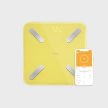 앳플리 T8 스마트 체성분 체중계 버터 옐로우