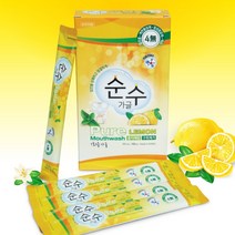 그린픽 무알콜 저자극 순수 가글 300ml 6개, 휴대용 스틱 가글 100개